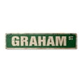thumbnail image 1 of GRAHAM Vintage Plastic Street Sign Childrens Name Room Sign | Indoor/Outdoor |  18" Wide, 1 of 4