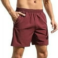 thumbnail image 1 of GRAMVAL Running Shorts 6" Quick Dry Gym Athletic Workout Shorts for Men with Pockets Burgundy XL, 1 of 2
