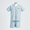 thumbnail image 1 of GRANA Men's Short Sleeve & Short Pant Solid Pajama Set, 1 of 1