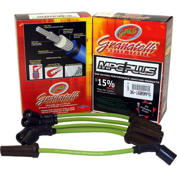 GRANATELLI 34-1089MPG Spark Plug Wire Fits select: 1980-1984 MAZDA B2000, 1980-1982 MAZDA 626