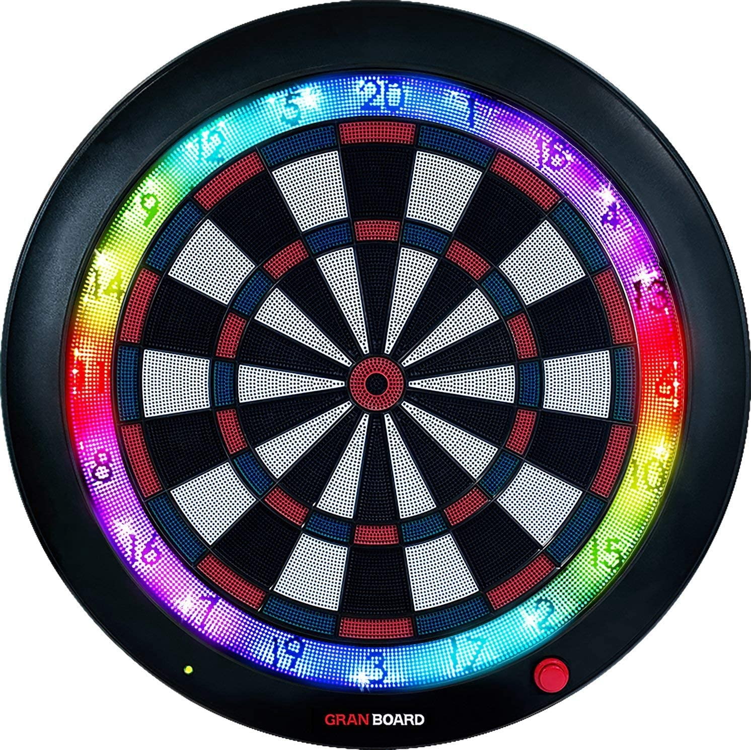 GRANBOARD 3s Bluetooth Electronic Dartboard, Blue LED Smart Dart Board, Quiet Soft Tip with App for Online/Offline Play