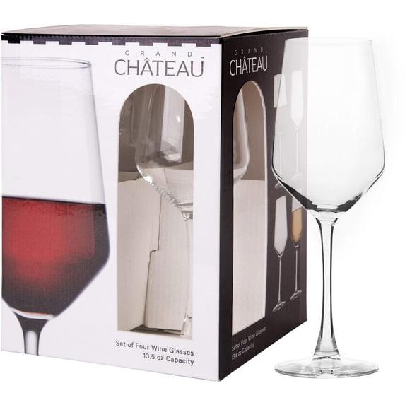 GRAND CHATEAU S/4 13.50 OZ WINE STEM Drinking Glass