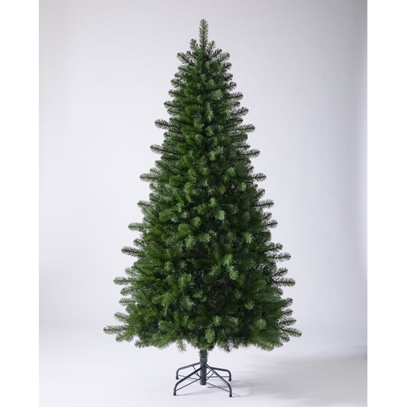 Treetopia Grand Evergreen Fir - Artificial Indoor Christmas Tree, Hinged Branches, Holiday Décor, Unlit, 6ft
