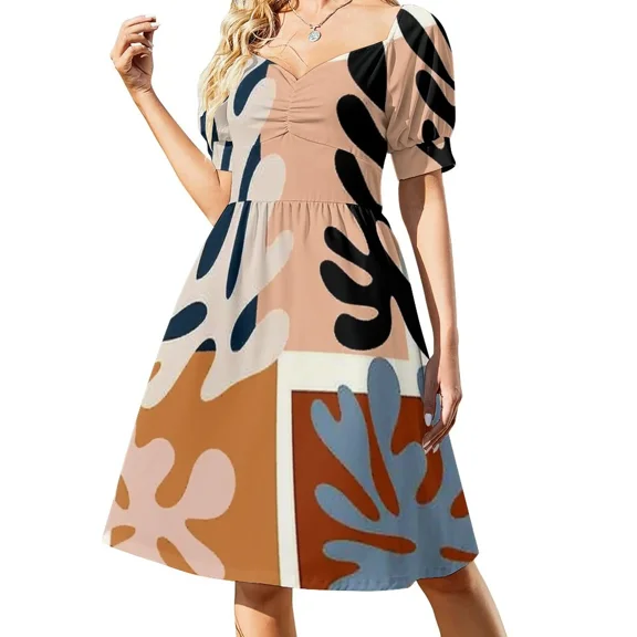 GRAND PALAIS : Vintage Matisse The Cut Outs Exhibit Advertising Print Sleeveless Dress Women's dress