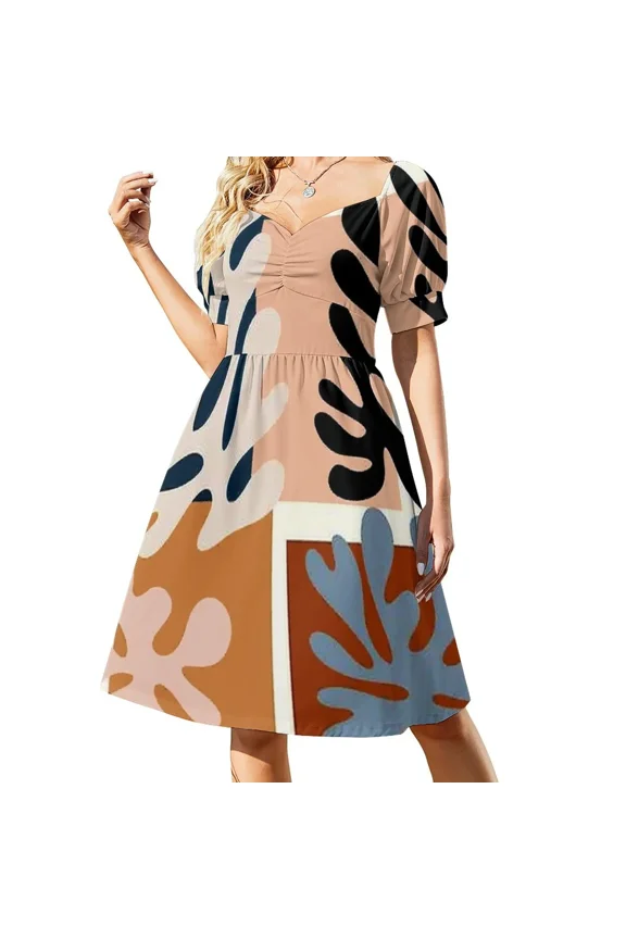 GRAND PALAIS : Vintage Matisse The Cut Outs Exhibit Advertising Print Sleeveless Dress Women's dress