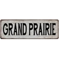thumbnail image 1 of GRAND PRAIRIE Vintage Look Rustic Metal 6x18 Sign City State 106180041363, 1 of 1