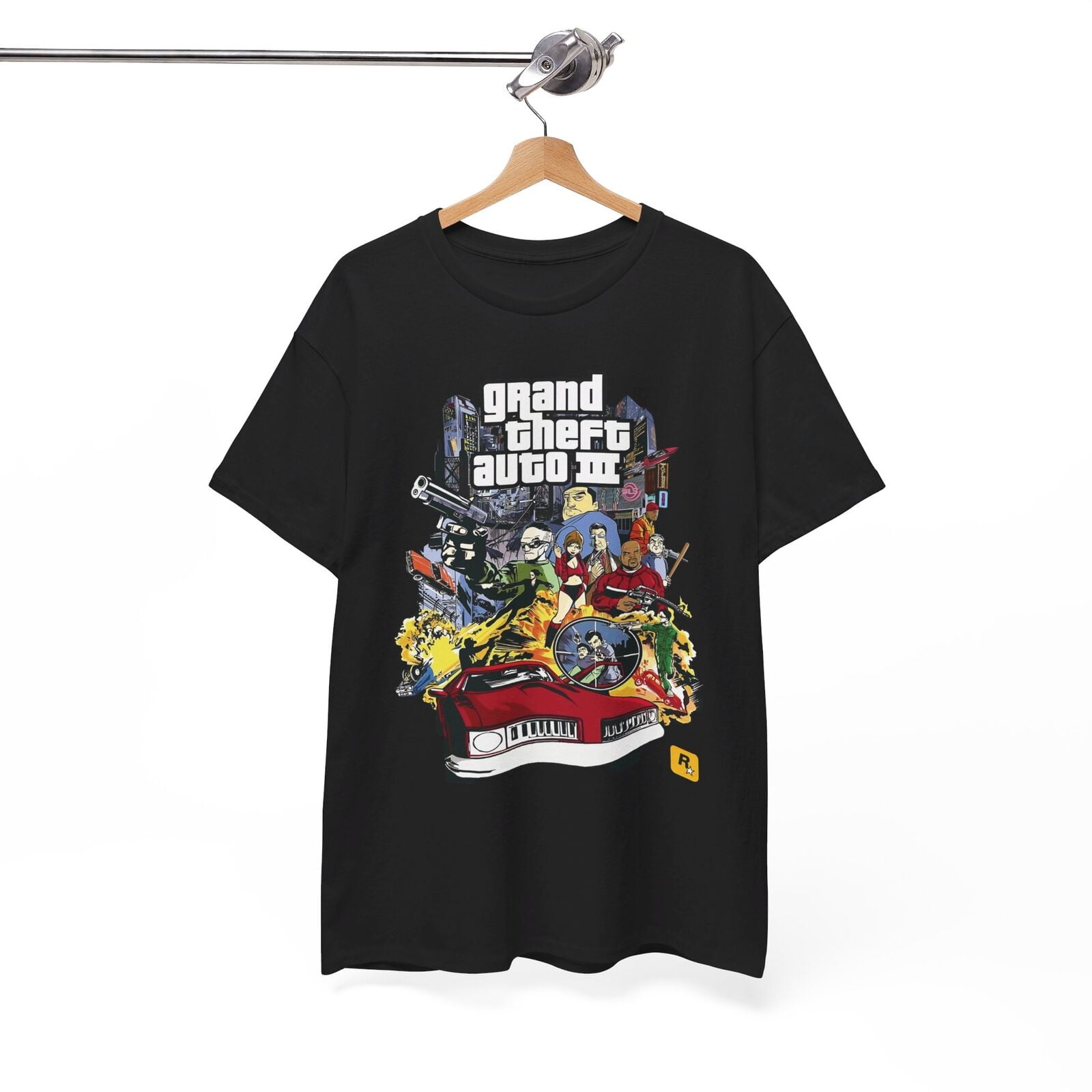 GRAND THEFT AUTO 3 T SHIRT GRAND AUTO SAN ANDREAS GTA 6 VICE CITY ...