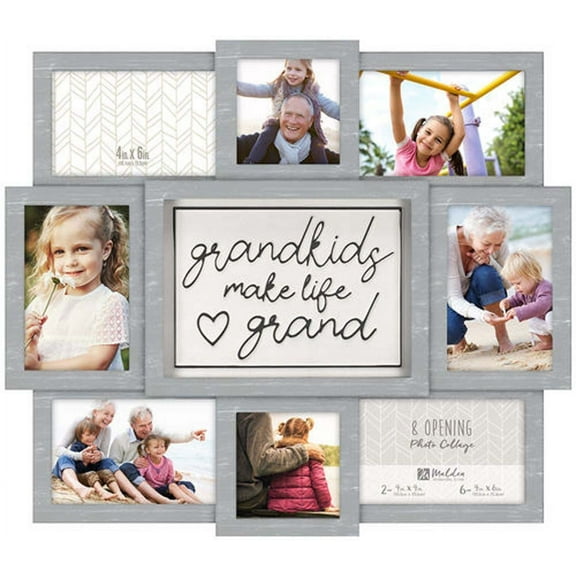 GRANDKIDS MAKE LIFE GRAND 8-OP Collage by Malden - 4x6