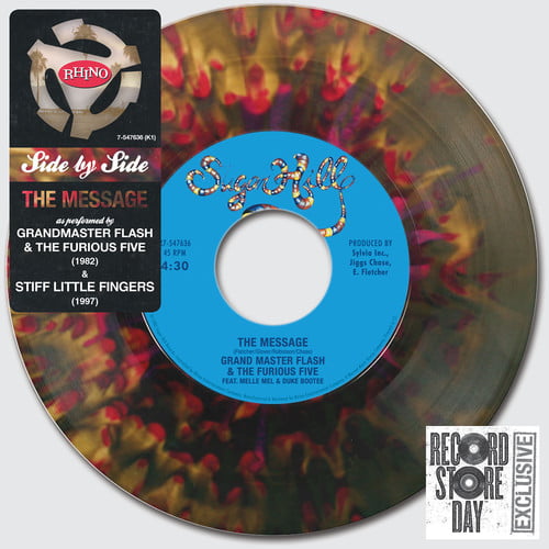 GRANDMASTER FLASH / STIFF LITTLE FINGERS - Side By The - Vinyl (7-Inch) - Walmart.com