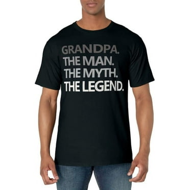 GRANDPA THE MAN THE MYTH THE LEGEND Men Gift Father's Day T-Shirt