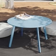 thumbnail image 1 of GRANDPATIO 28" Round Coffee Table Steel Outdoor Patio Table , Grayish Green, 1 of 9