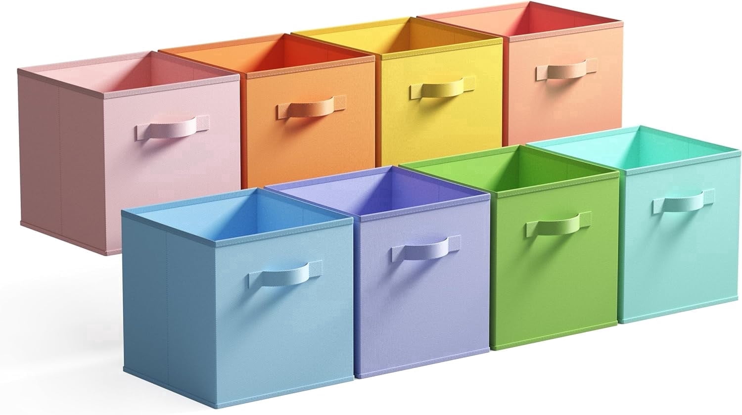 GRANNY SAYS Storage Cube Organizer, 13 Inch Cube Storage Bins, Fabric Storage Bins for Cube Shelf & Closet, 8-Pack