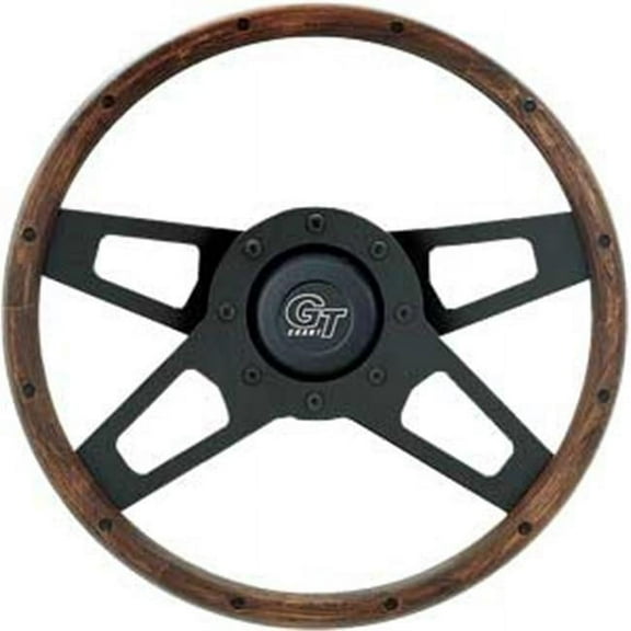 GRANT 404 Wood Challenger Steering Wheels - Matte Black