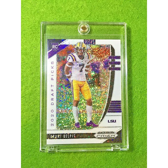 GRANT DELPIT WHITE SPARKLE PRIZM ROOKIE CARD /20 BROWNS SP RC 2020 Prizm DP SSP