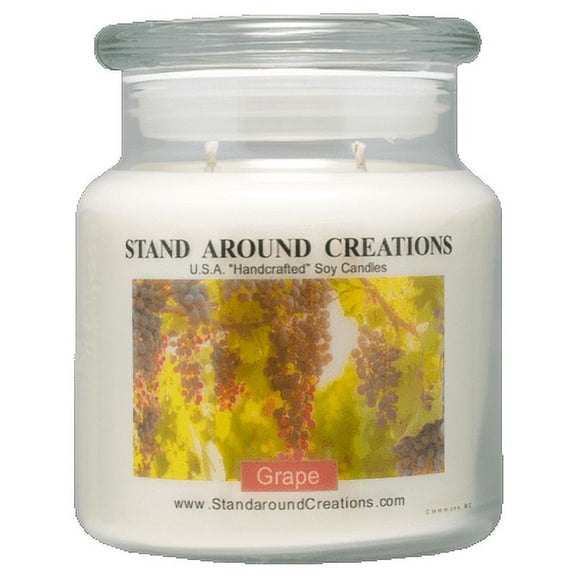 GRAPE APOTHECARY 16-OZ. ALL NATURAL SOY CANDLE