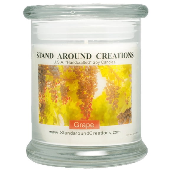 GRAPE STATUS 12-OZ. ALL NATURAL SOY CANDLE