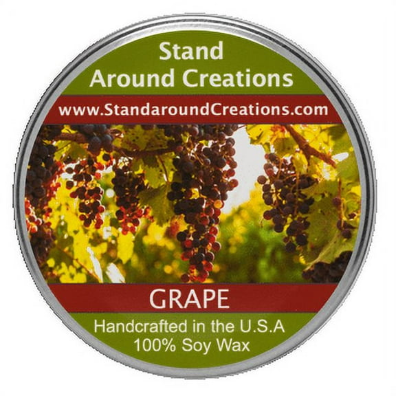 GRAPE TUREEN 3-OZ. ALL NATURAL SOY CANDLE