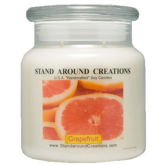GRAPEFRUIT APOTHECARY 16-OZ. ALL NATURAL SOY CANDLE