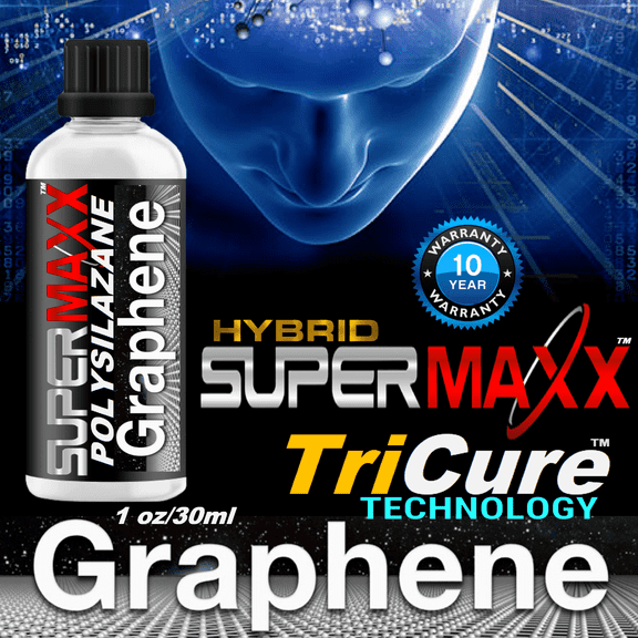 GRAPHENE CERAMIC CAR COATING "10 YEAR" POLYSILAZANE HYBRID PROTECTION GLOSS - 1oz/30ml