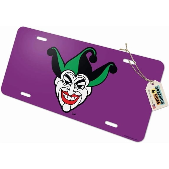 GRAPHICS & MORE Batman Joker Symbol Novelty Metal Vanity Tag License Plate