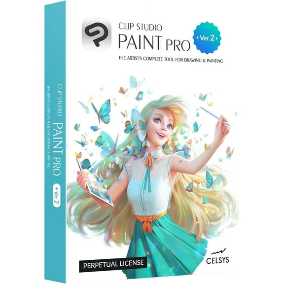 GRAPHIXLY: Clip Studio, Paint Pro Version 2 (PC/MacOS License Key) 1 User