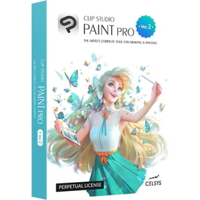 GRAPHIXLY: Clip Studio, Paint Pro Version 2 (PC/MacOS License Key) 1 User