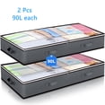 thumbnail image 1 of GRAREND Under Bed Storage Bags, Closet Organizer for Clothes, Shoes, Pillows, Blanket Storage- 2Pcs, 1 of 7