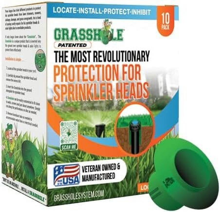 GRASSHOLE Sprinkler Head Protection Sprinkler Donut, Lawn Sprinkler