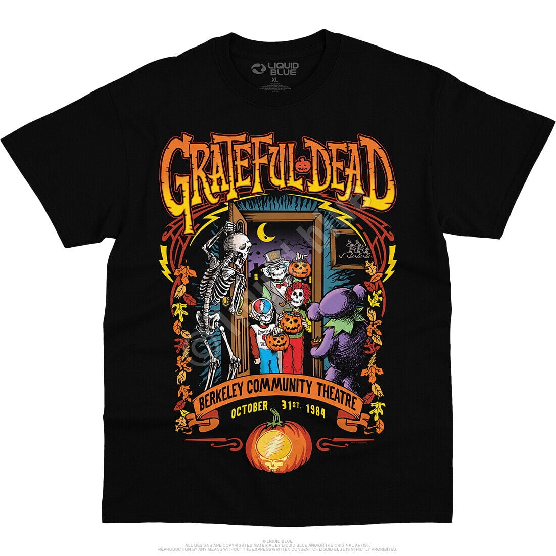 T-shirt à Imprimé Grateful Dead - Halloween | Boohoo FR - Foto 4