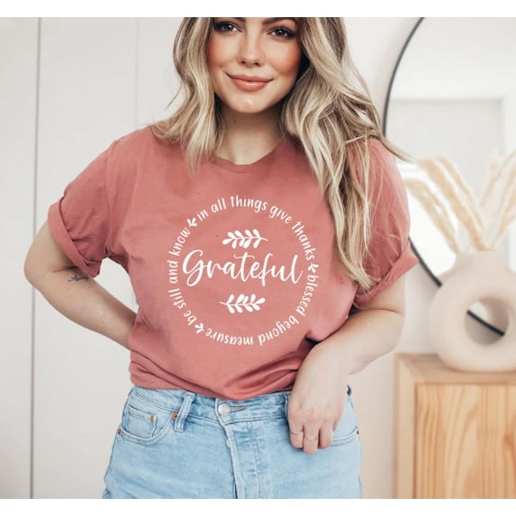 GRATEFUL Plus Graphic Short sleeve T-Shirt