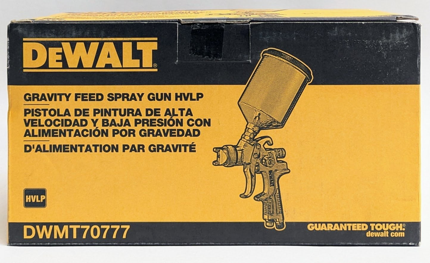GRAVITY FEED SPRAY GUN HVLP - DEWALT