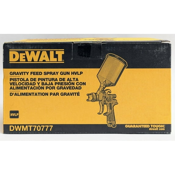 GRAVITY FEED SPRAY GUN HVLP - DEWALT