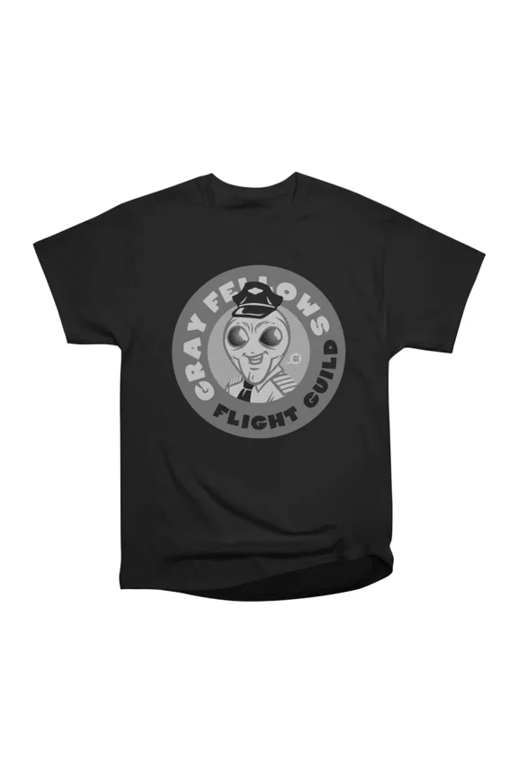 GRAY FELLOWS FLIGHT GUILD T-Shirt Tee Gift For Him Merch For Her Apparel For Friend