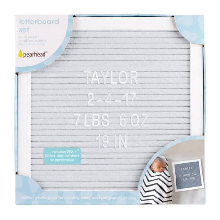 GRAY LETTERBOARD by Pearhead