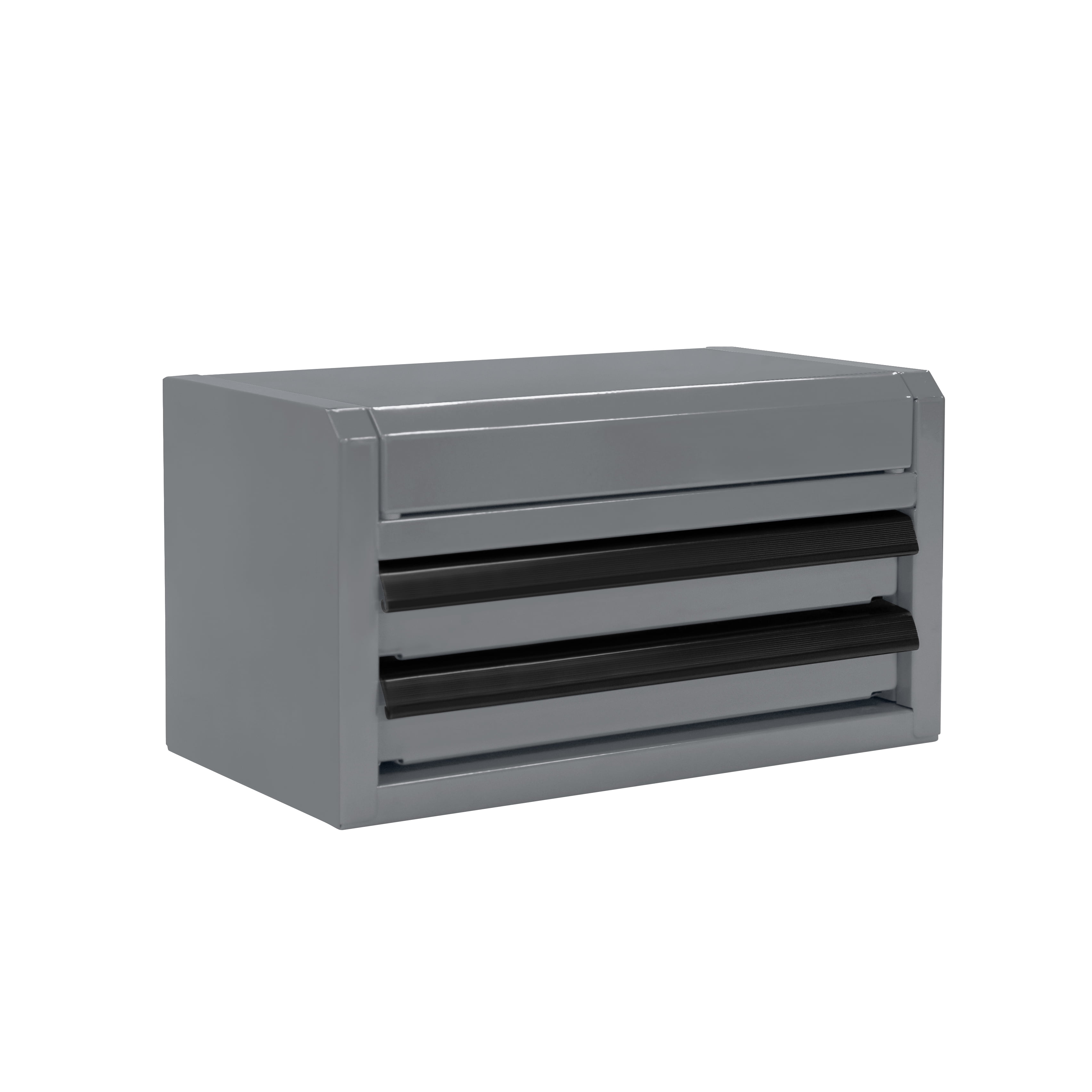 Hyper Tough Mini 10-inch 2-Drawer Steel Toolbox, Gray