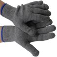 thumbnail image 1 of GRAY Medium Weight Cotton String Knit Gloves, Mens size, 1 of 1