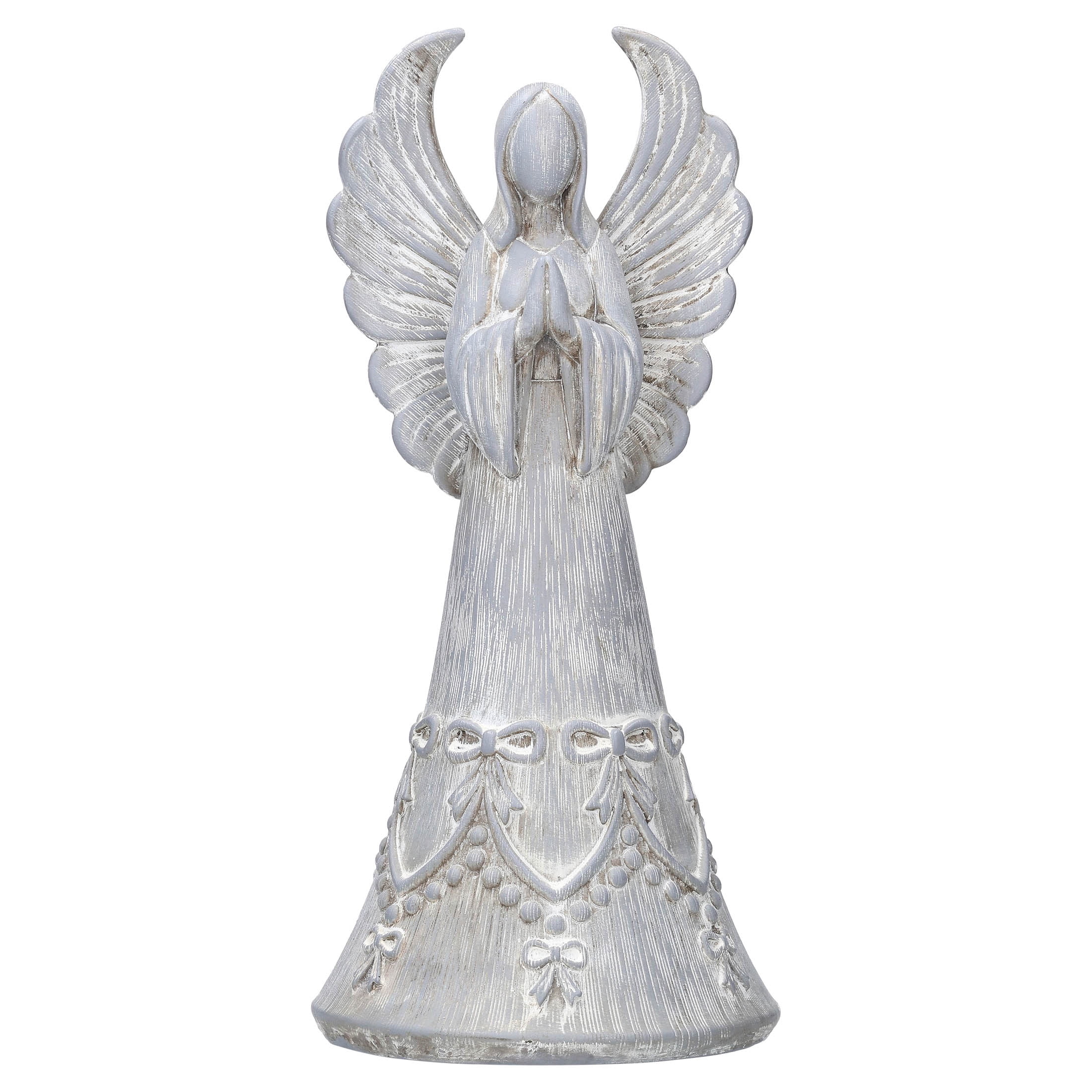 Praying Angel Christmas Decoration, Gray, 13", by Holiday Time