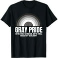 thumbnail image 1 of GRAY PRIDE WE'RE HERE WE'RE OLD WE'RE TIRED GET OFF OUR LAWN T-Shirt, 1 of 4