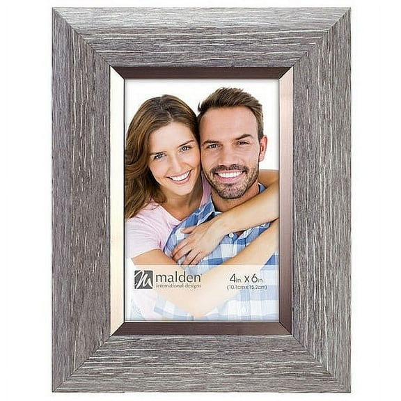 Malden 4x6 Gray w/Pewter Inner Frame