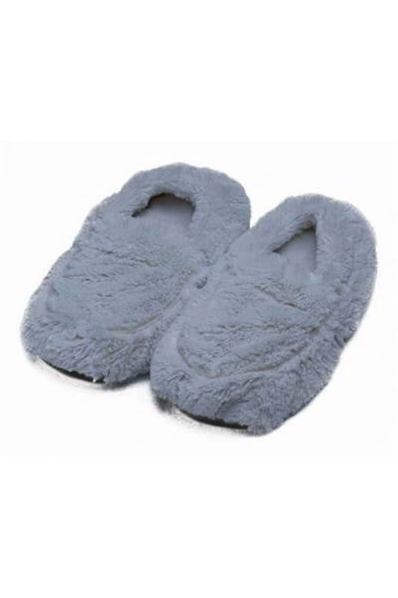 GRAY WARMIES Cozy Plush Body Slippers