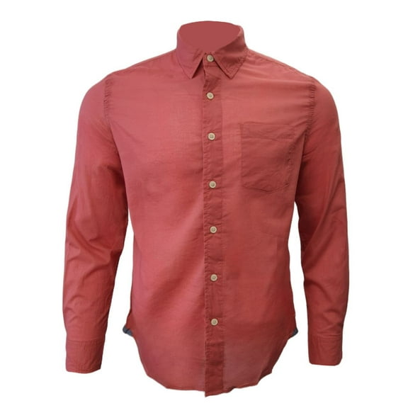GRAYERS Men's Dusty Cedar Portofino Button-Down Shirt, Red, X-Large