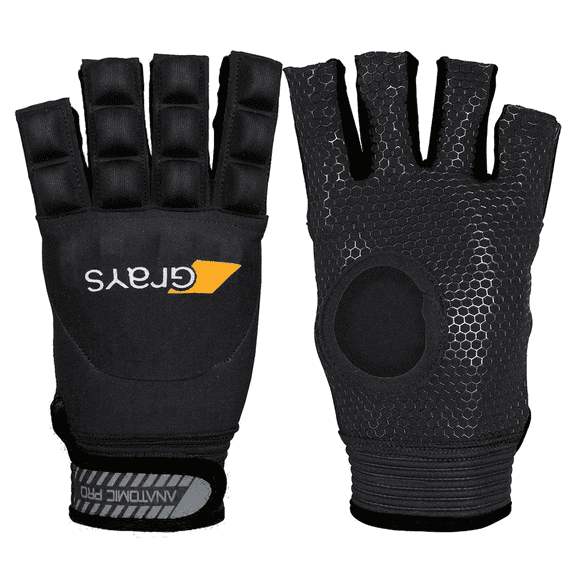 GRAYS Anatomic Pro Field Hockey Glove, Black / Left X Small