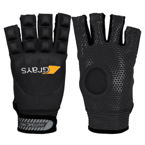 GRAYS Anatomic Pro Field Hockey Glove, Black / Right Small