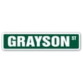 thumbnail image 1 of GRAYSON Street Sign Childrens Name Room Sign | Indoor/Outdoor |  30" Wide, 1 of 5