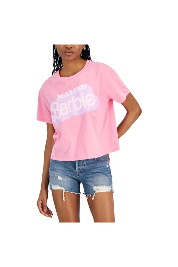 GRAYSON/THREADS Womens Barbie Graphic T-Shirt, Multicoloured, Juniors, X-Small