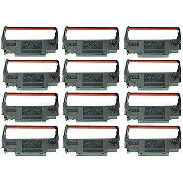 ERC-23 Compatible Black Red Ink Ribbons 6 Pack ERC-23 Compatible Printer Ribbons - 6 Pack Black/Red Ink Cartridges Printer Ribbon Pack