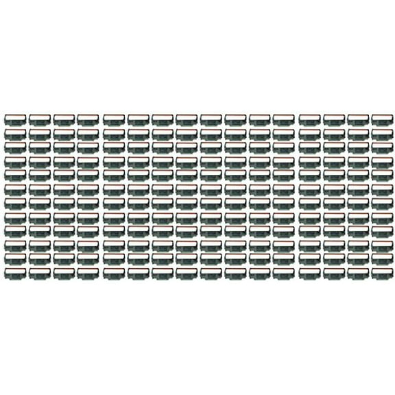 GRC E238-BR compatible ink ribbon replacement for ERC 30/34/38 black and red, Porelon BR506, Dataproducts E2117 (144-pack)