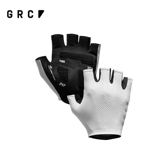 GRC Half Finger Cycling Gloves, Shock-Absorbing Breathable Summer Bike Gloves for MTB Road Bicycle, Anti-Slip Sports Riding Glov