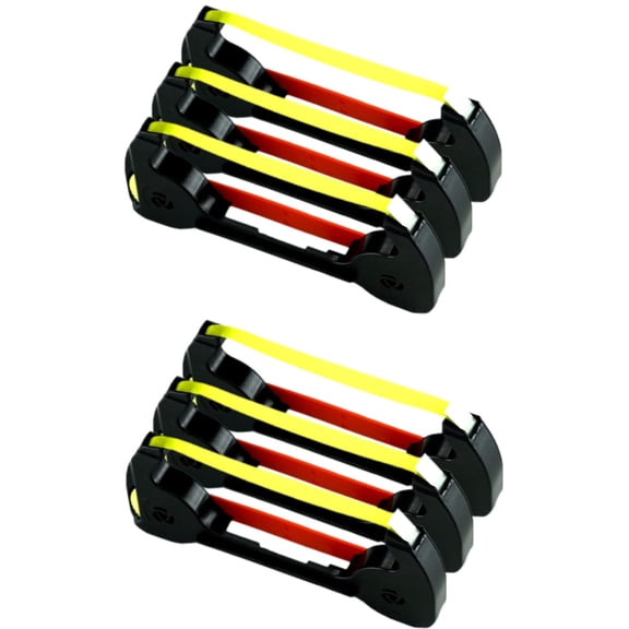 GRC T369 Compatible Lift-Off Correcting Cassette Replacement for Smith Corona 21060 Typewriter Correcting Cassette, Bundle of 6 Black Cassettes