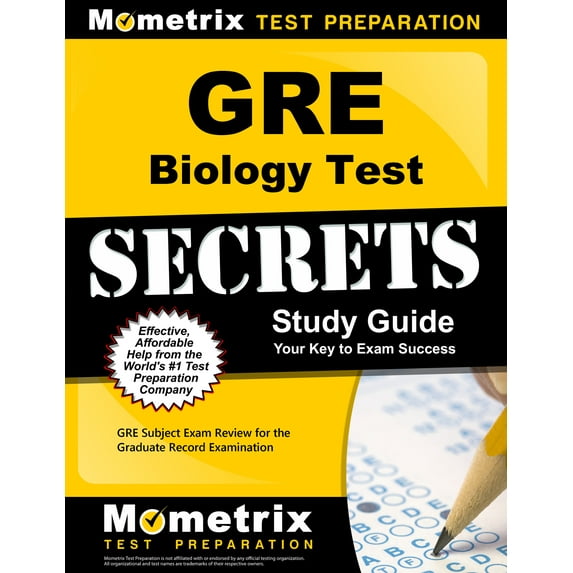 GRE Biology Test Secrets Study Guide : GRE Subject Exam Review for the Graduate Record Examination (Paperback)